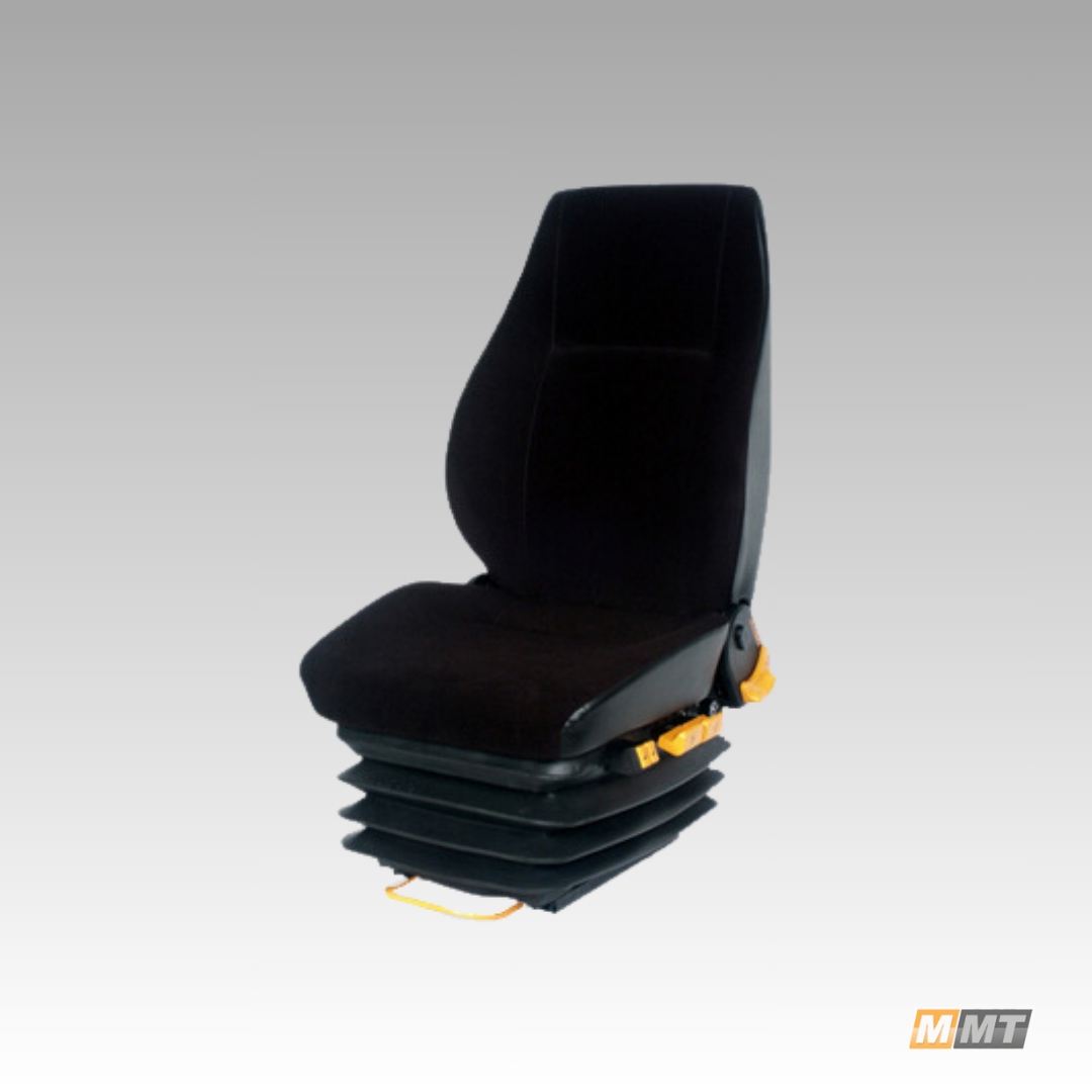 Caterpilar Dozer Seat Cover MMT operator seat cover in black with padded cushion for dozer seating