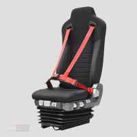 ISRI® 6830KA/877 4 Point Harness Suspension seat