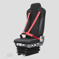 ISRI® 6830KA/877 4 Point Harness Suspension seat