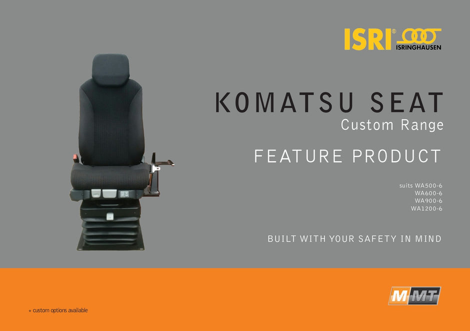 MMT Komatsu Seat